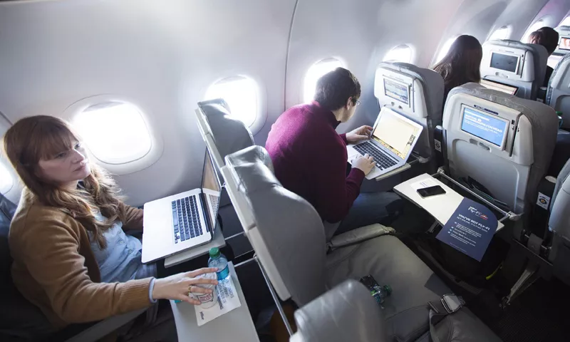 Airlines mull in-flight Wi-Fi but may charge 30% of fare  - Sakshi