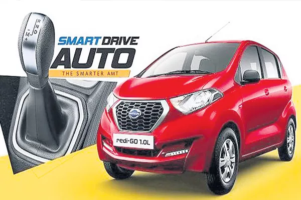 Nissan launches Datsun redi-GO AMT version priced Rs 3.8 lakh - Sakshi