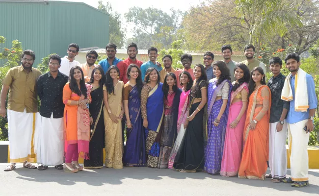 gitam celebrates ethnic day - Sakshi