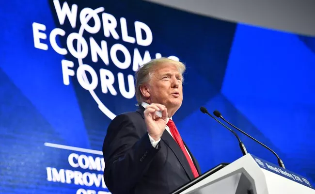 Trump makes 15 new friends in Davos - Sakshi