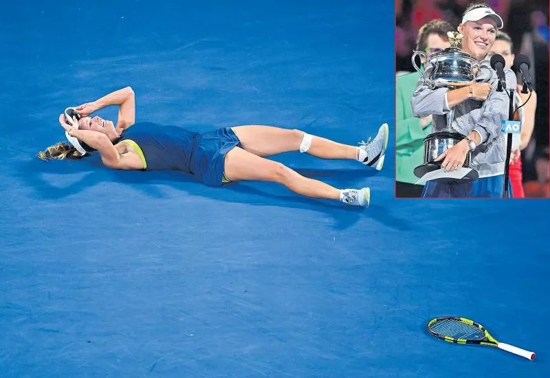 Caroline Wozniacki wins 1st major title at Australian Open  - Sakshi