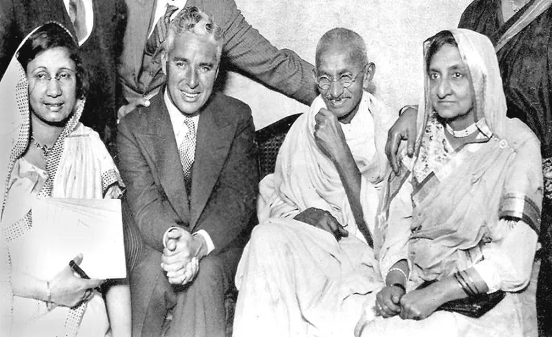 Mahatma Gandhi don't know who is Charlie Chaplin - Sakshi