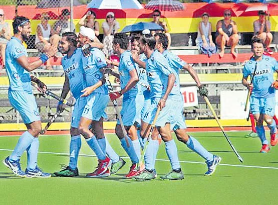 Indian team lost in shootout from Belgium in tournament finals of four countries - Sakshi