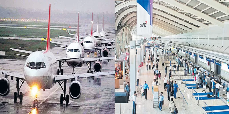 India's domestic air passenger traffic up 25% in January - Sakshi