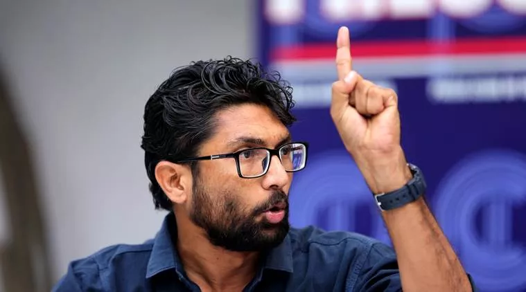 Jignesh Mevani attacks PM Narendra Modi - Sakshi