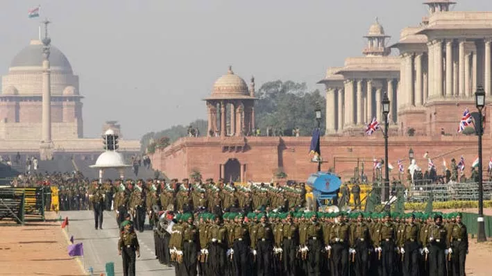 Delhi airport cancels hundreds of flights to accommodate rehearsals for Republic Day parade - Sakshi