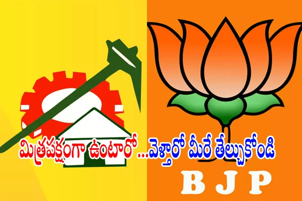 Cold War between TDP and BJP in prakasam - Sakshi