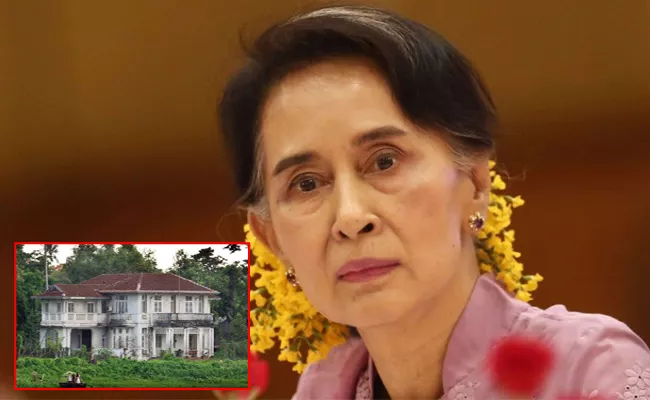 Petrol bomb thrown at Aung San Suu Kyis home - Sakshi