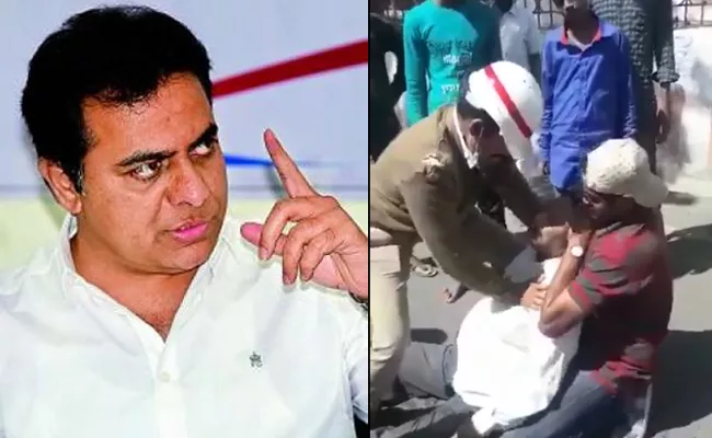 KTR Praised Home Guards who saved Cardiac Arrest Person - Sakshi