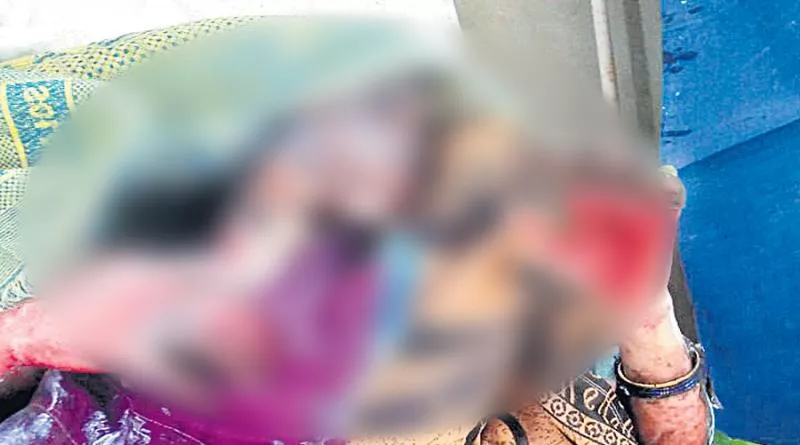 Atrocity on dalit woman - Sakshi