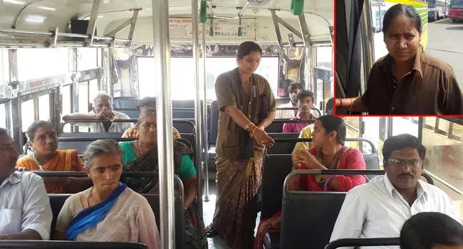 Female conductor problems sharing their sorrows to sakshi - Sakshi