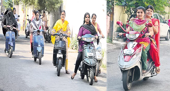 two wheeler driving school nirmala special interview - Sakshi