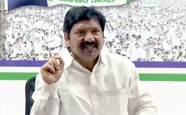 Jogi Ramesh Asks Chandra Babu To Answer Five Crore Andhra People - Sakshi