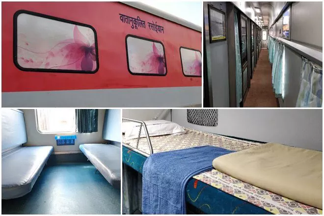 Mumbai-Delhi Rajdhani train gets a makeover - Sakshi