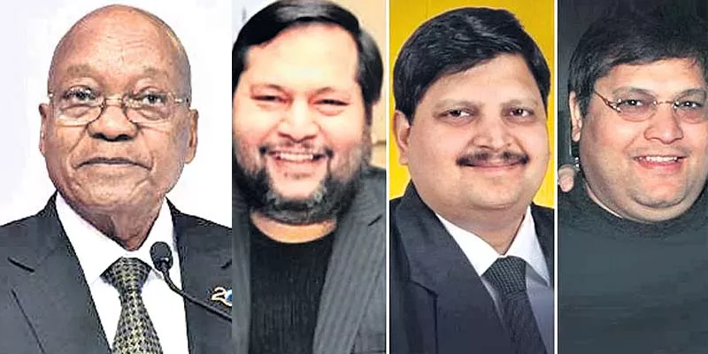 No Gupta family member arrested in South Africa police raids - Sakshi