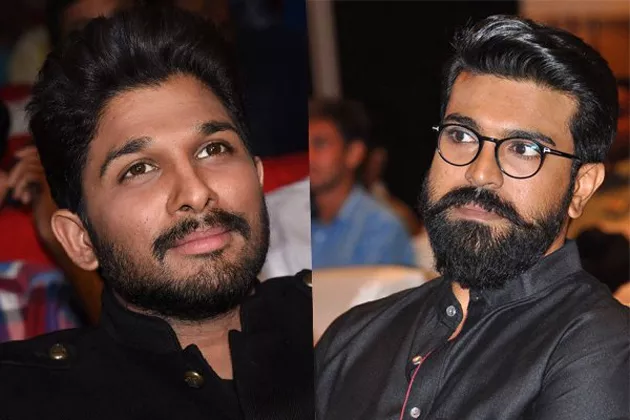 compitetion bitween ram charan and allu arjun movies - Sakshi