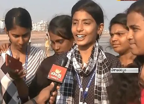 dredging works at vizag beach - Sakshi