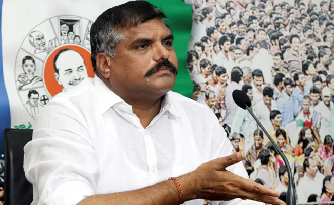 Botsa Satyanarayana takes on cm chandrababu naidu - Sakshi