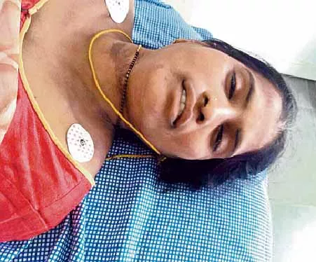 woman suicide due to stomach pain - Sakshi