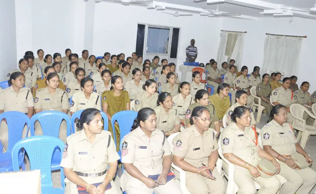 women constables bicycle rally for women empowerment - Sakshi