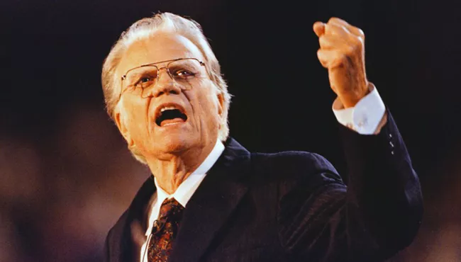 Americas pastor Billy Graham is no more - Sakshi