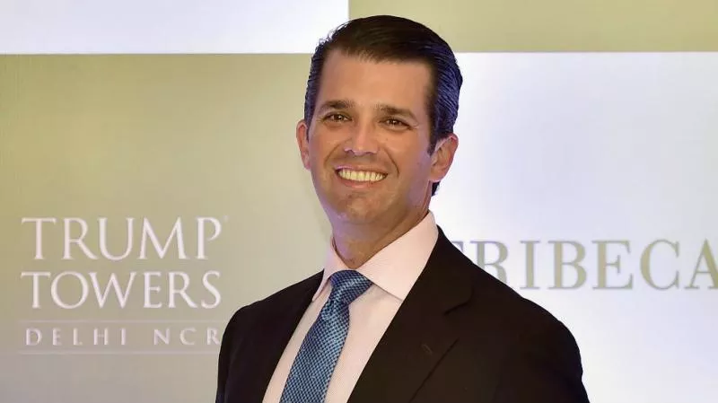 On business visit, billionaire Donald Trump Jr impressed by smiling poor people of India - Sakshi