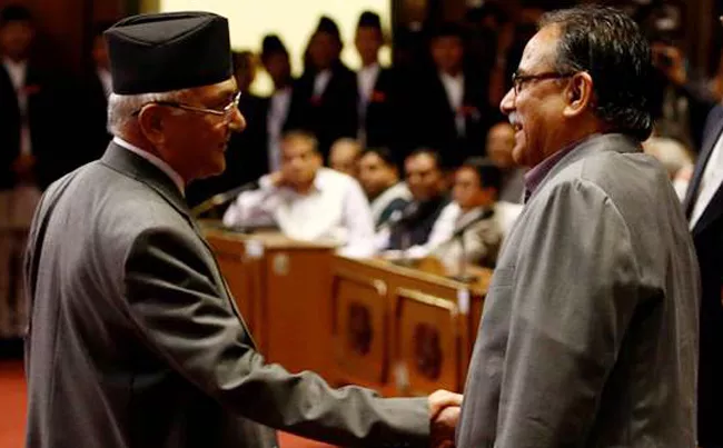 Nepal Ruling Party Merges With Maoists - Sakshi