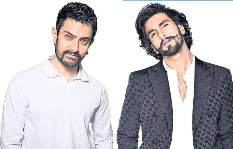 Impressed by Khilji act, Aamir offers Ranveer a role in Mahabharat? - Sakshi