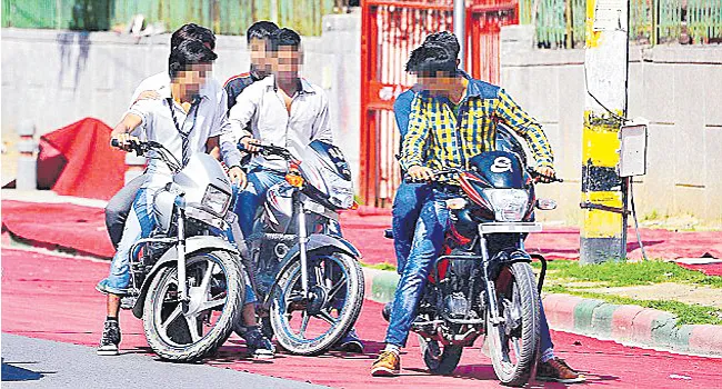 Giving Vehicle to Minor Might Land You in Jail - Sakshi