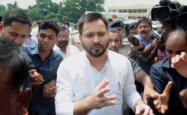  Tejashwi Yadav Says Nitish Kumar Government Conspiring To Poison My Food  - Sakshi