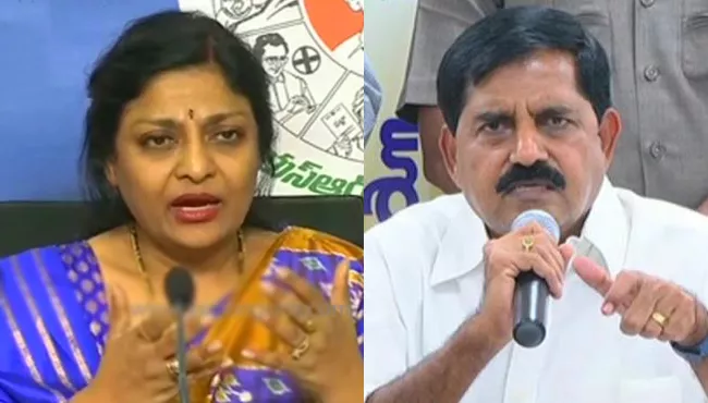 YSRCP Spokesperson Padmaja Naramalli takes on TDP leaders - Sakshi