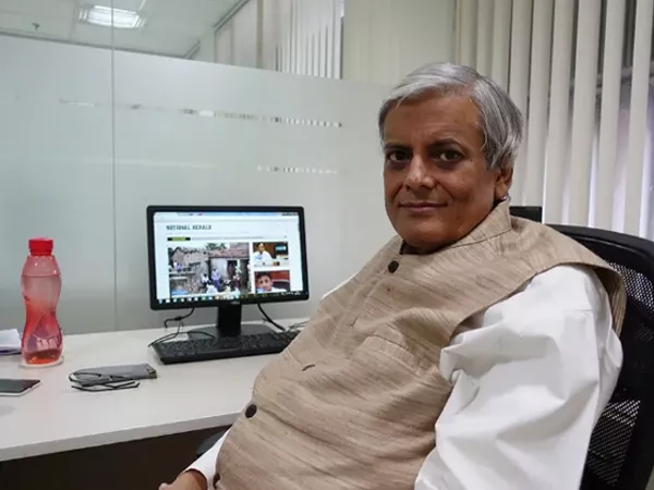  Editor in chief of National Herald Neelabh Mishra dies at 57 - Sakshi