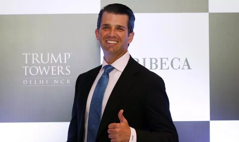 I Love Indian Media Donald Trump Jr - Sakshi