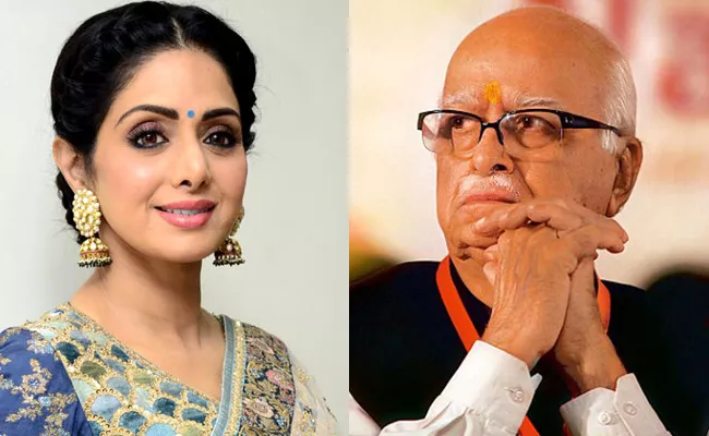 Advani express grief over Sridevi demise - Sakshi