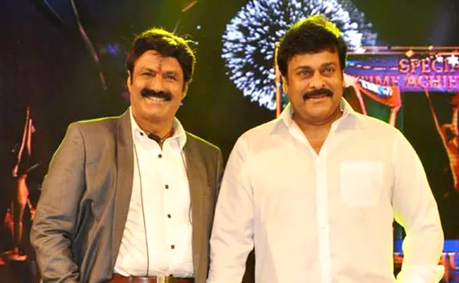 Chiranjeevi, Bala Krishna - Sakshi