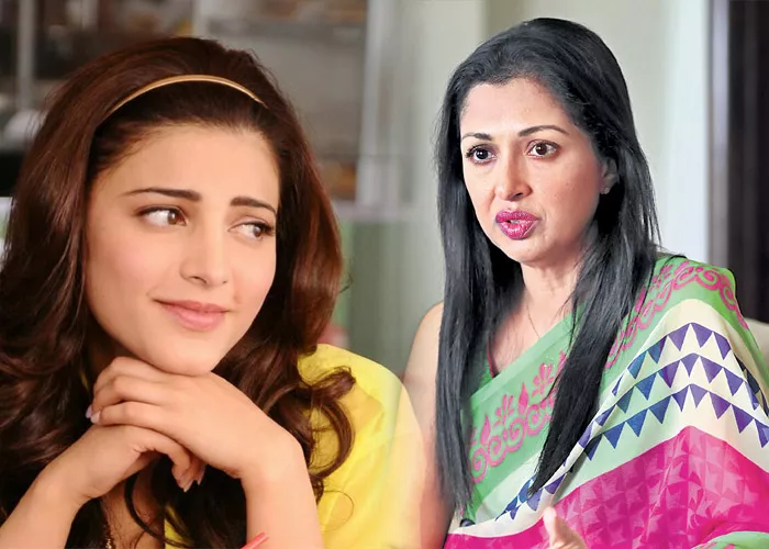 Cold war between Shruti Haasan and Gauthami - Sakshi