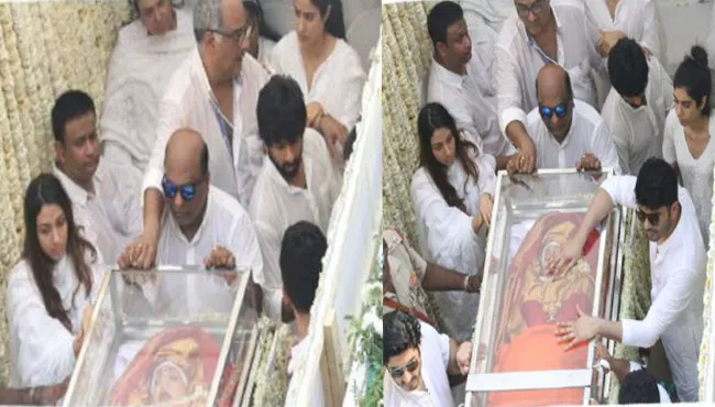 Sridevi Funeral Completes at Vile Parle Seva Samaj Crematorium - Sakshi