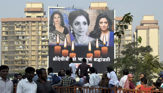 sridevi Cremation to be held with full state honours - Sakshi