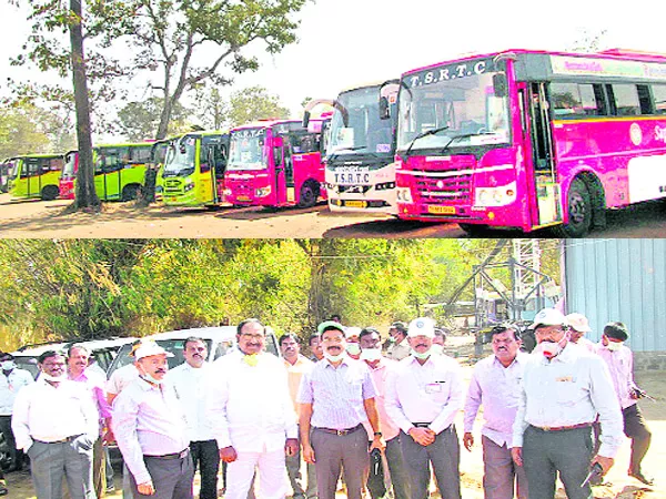 RTC income in medaram jatara - Sakshi