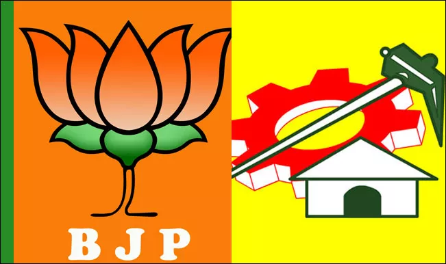 fight with BJP and TDP Leaders - Sakshi