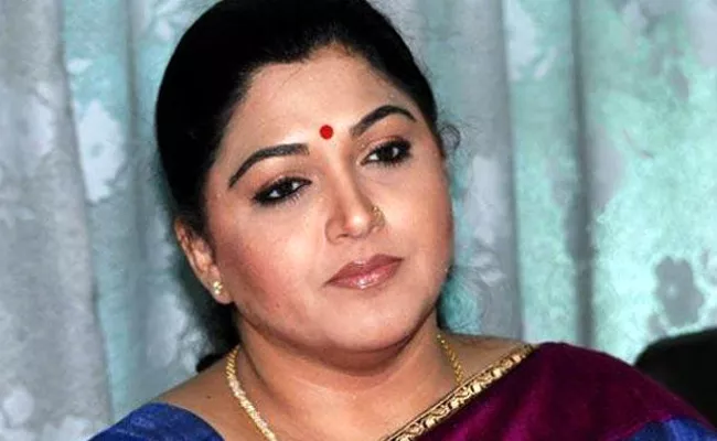 Tamil Nadu police register cases against kushboo - Sakshi