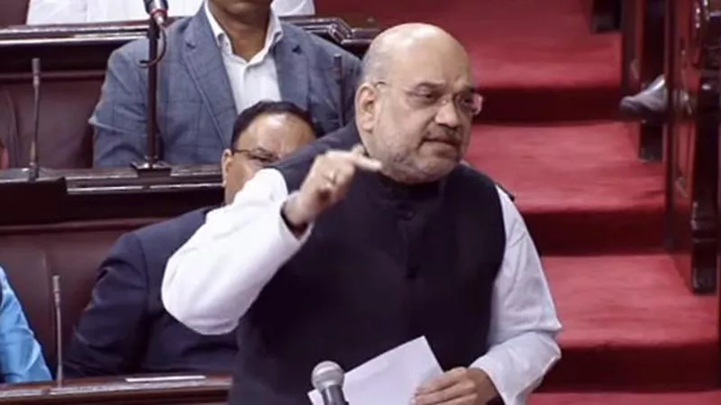 Amit Shah maiden speech in Rajya Sabha - Sakshi