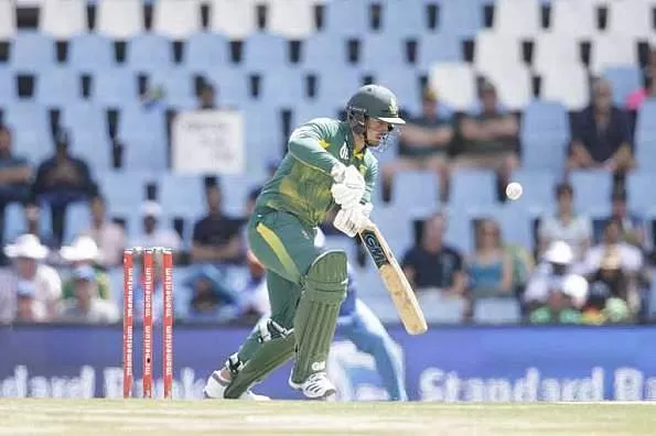 Wrist injury rules de Kock out of India series - Sakshi