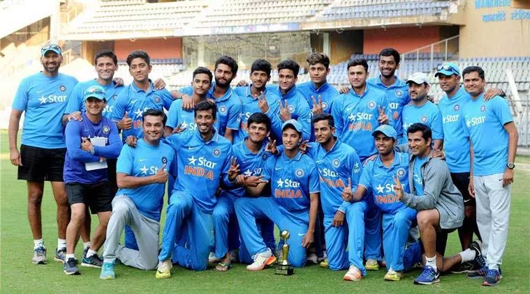 Five Indians in ICC Under-19 World Cup team - Sakshi