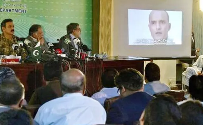 Pak seeks complete Details of Kulbhushan Jadhav - Sakshi