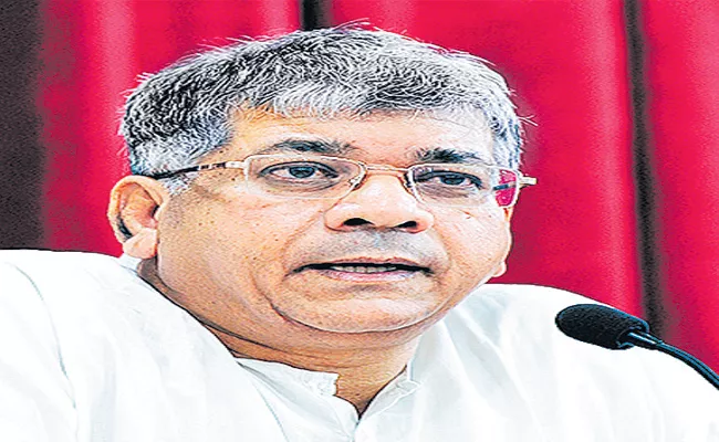 Prakash Ambedkar said my party would support to the Congress in the next election - Sakshi