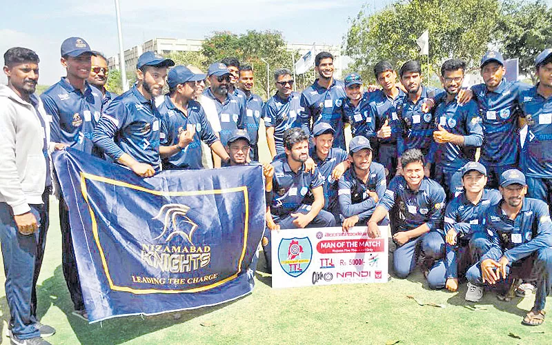 tanay, praneeth reddy shine for nizamabad victory - Sakshi