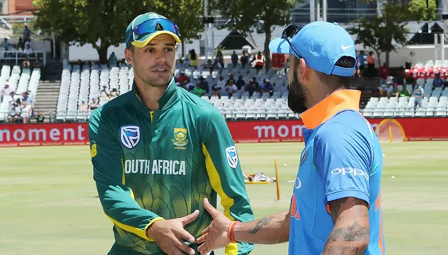 South Africa won the toss and choose to field first - Sakshi