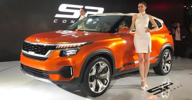 kia motors unveils india special concept suv - Sakshi