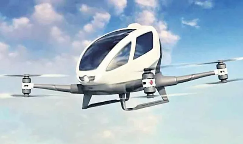 The Ehang Air Taxi is coming - Sakshi